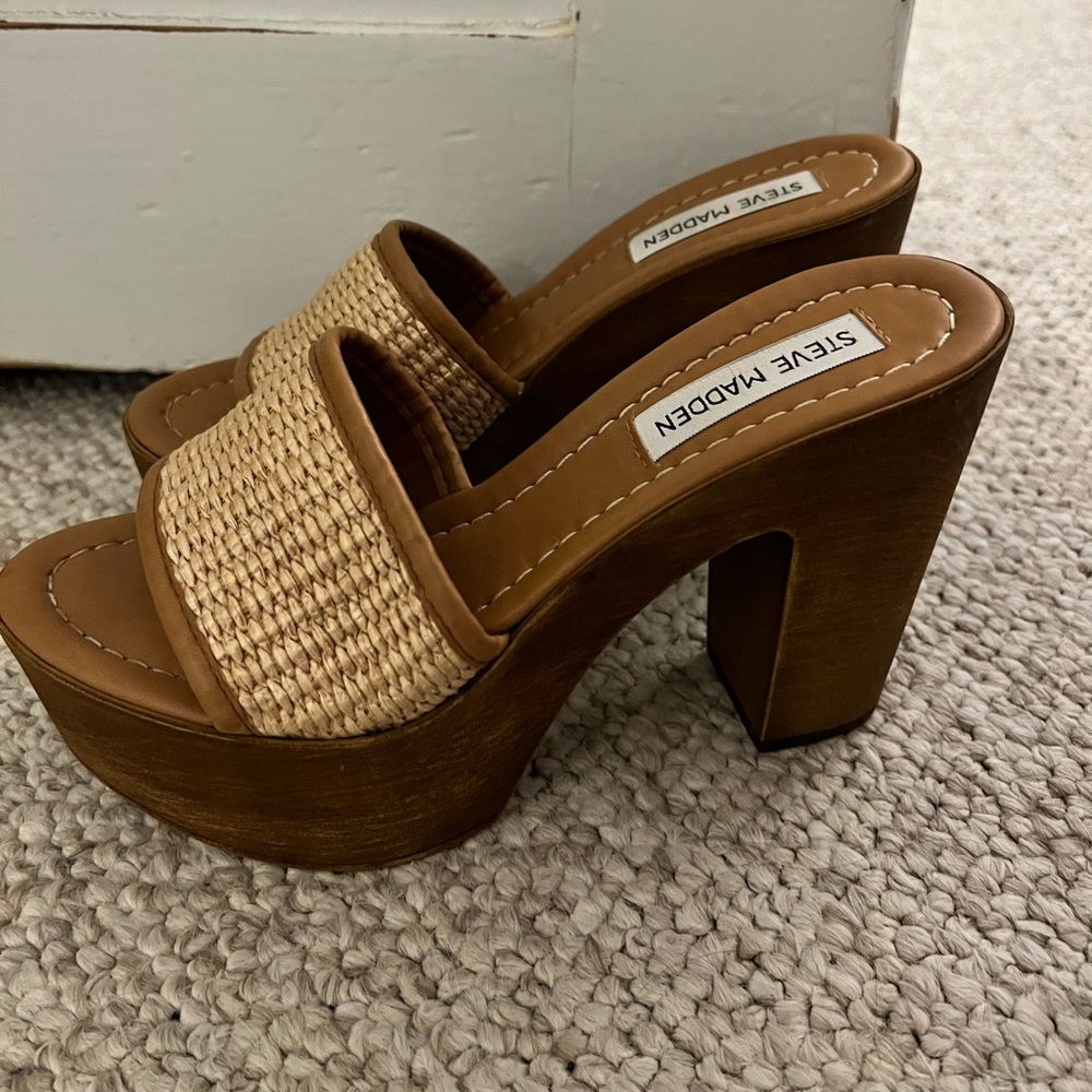 Steve Madden chunky heels